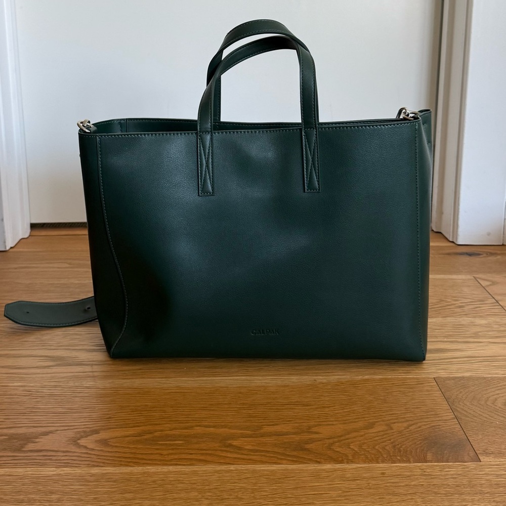 Calpak Haven Laptop Tote Bag in Forest